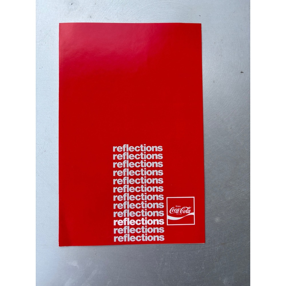 Vintage‎ 1975 Coca-Cola Reflections Brochure Atlanta Public Relations Coke Red
